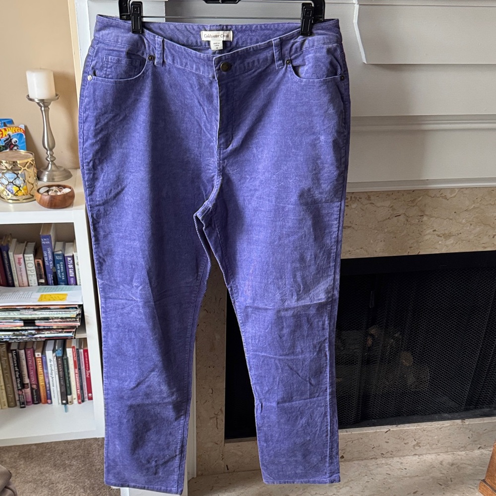 Coldwater Creek Lavender Corduroy Trousers